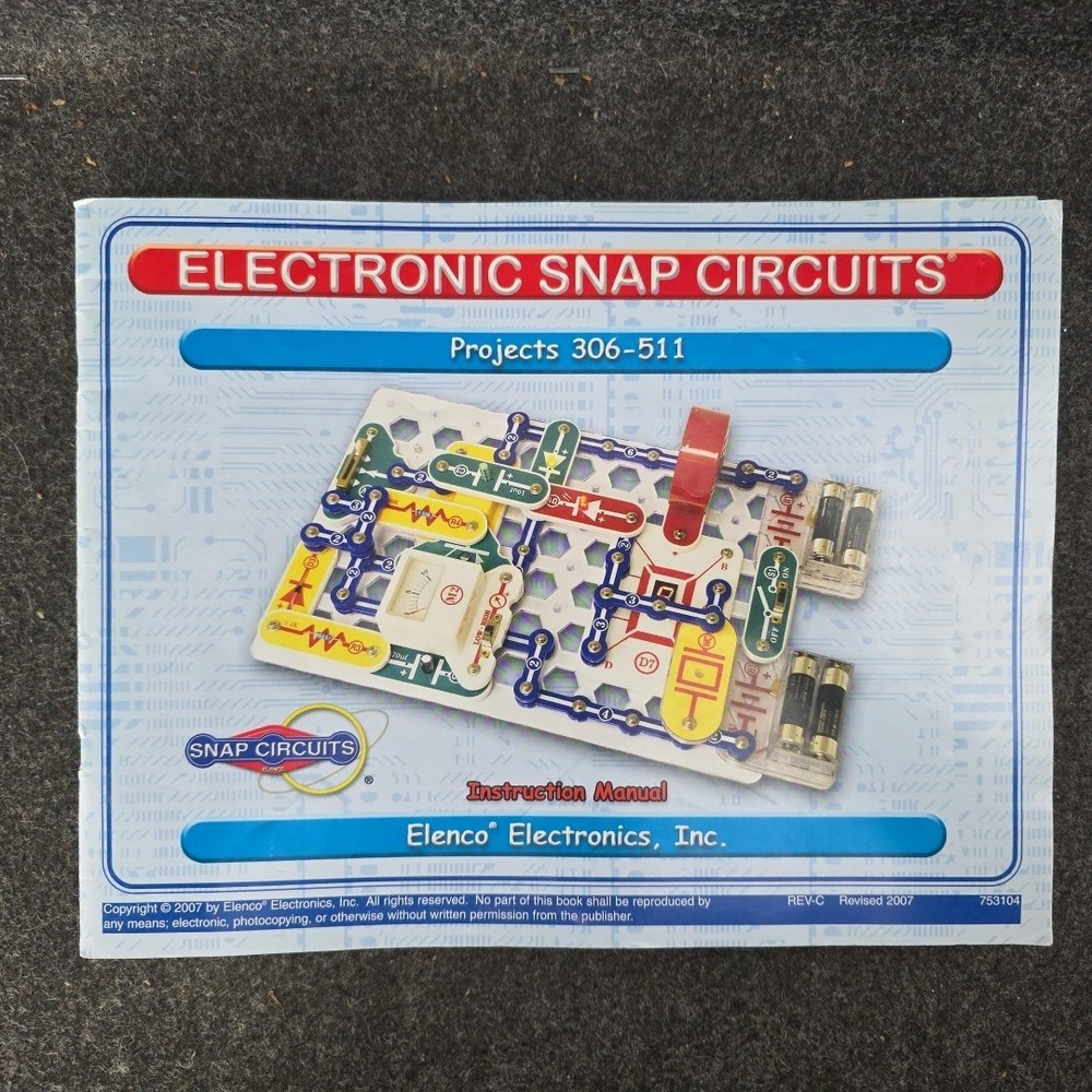 3- ELENCO Snap Circuits Instruction Books Projects (3) And Experiments (1)