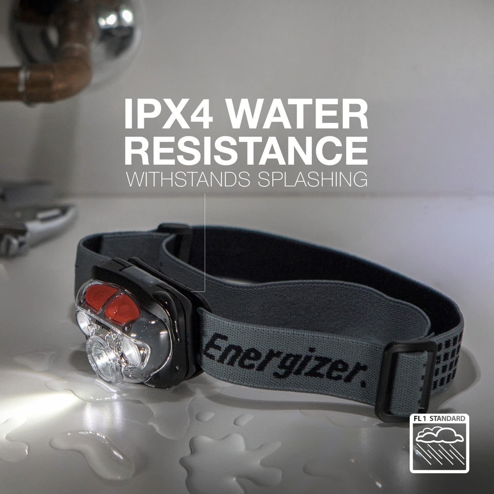 Energizer Vision HD + 400 lm Gray LED Headlight AAA Battery HDD32E