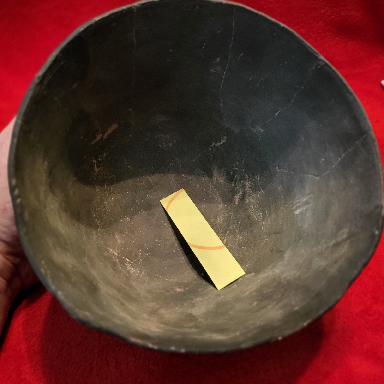 East Incised Caddo Bowl Authentic Ancient Native American Indian Pottery