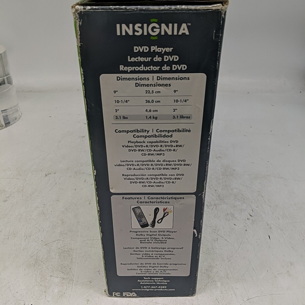 Insignia NS-DVD1-A Progressive Scan Player