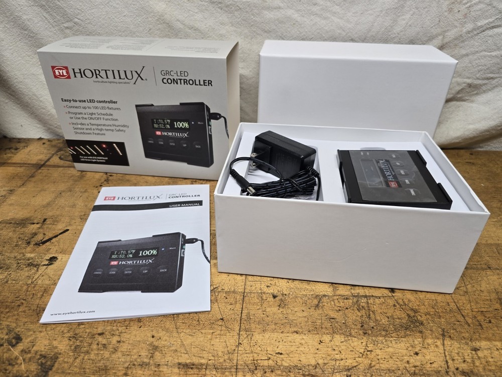 EYE Hortilux GRC-LED Grow Room Light Kit Controller Temperature Sensor NEW