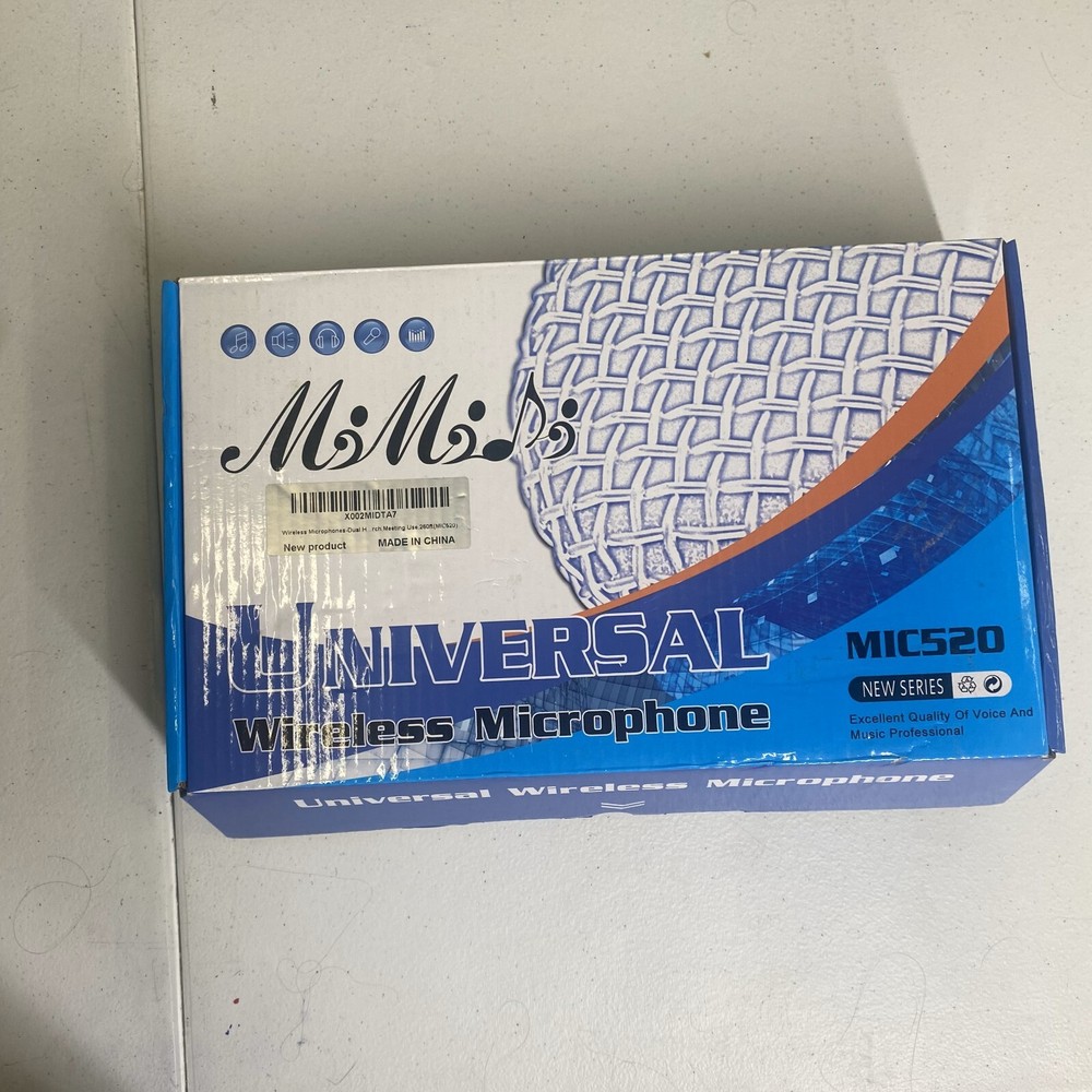 Mimidi Universal Wireless Microphone Set (2 Mics) MIC520