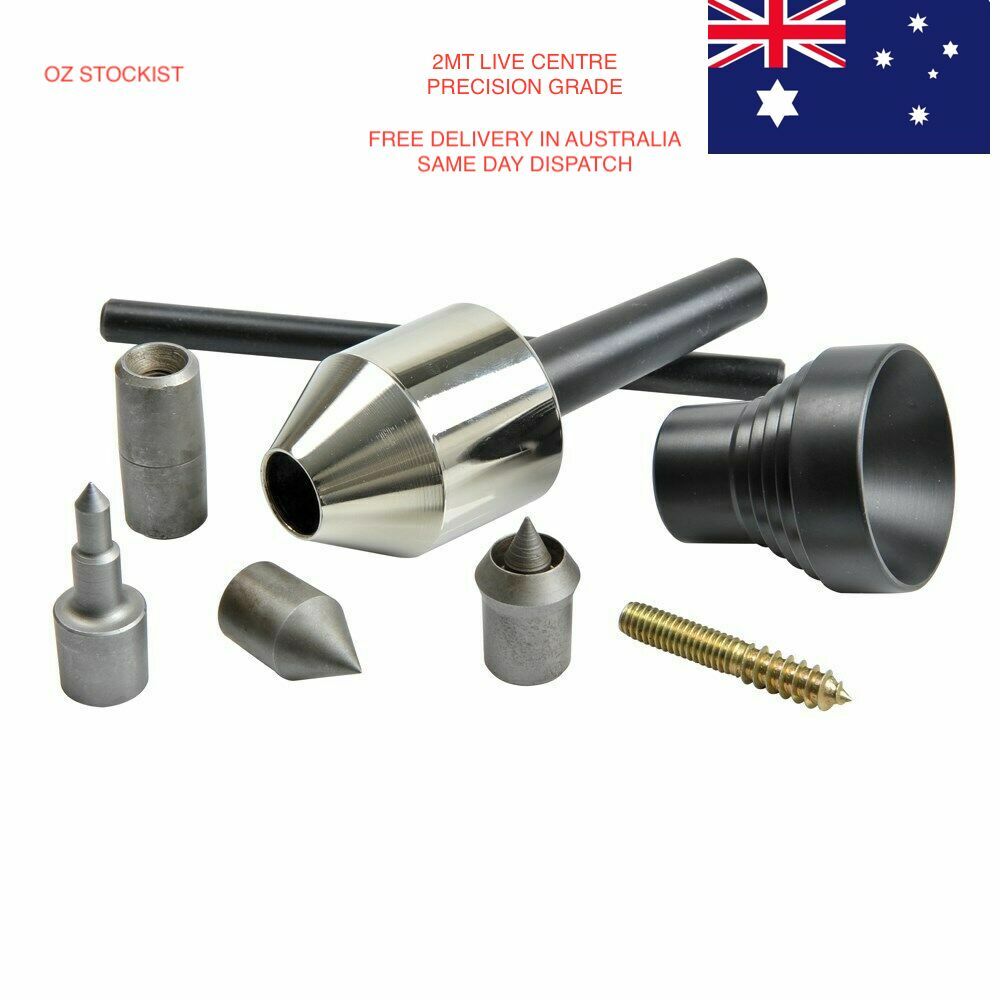 2MT Woodworking Quick Change Precision Live Centre With Points