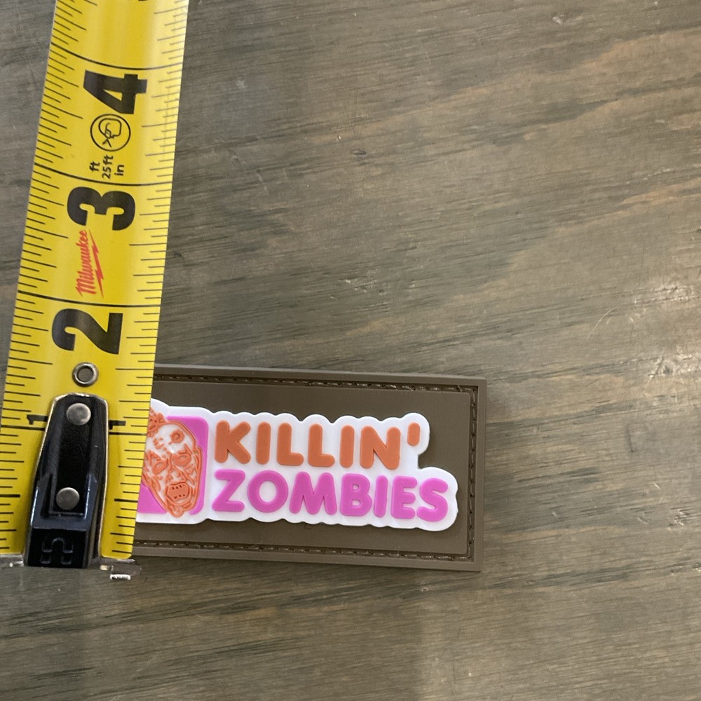 Zombies PVC Patch Hook & Loop Uniform Waterproof