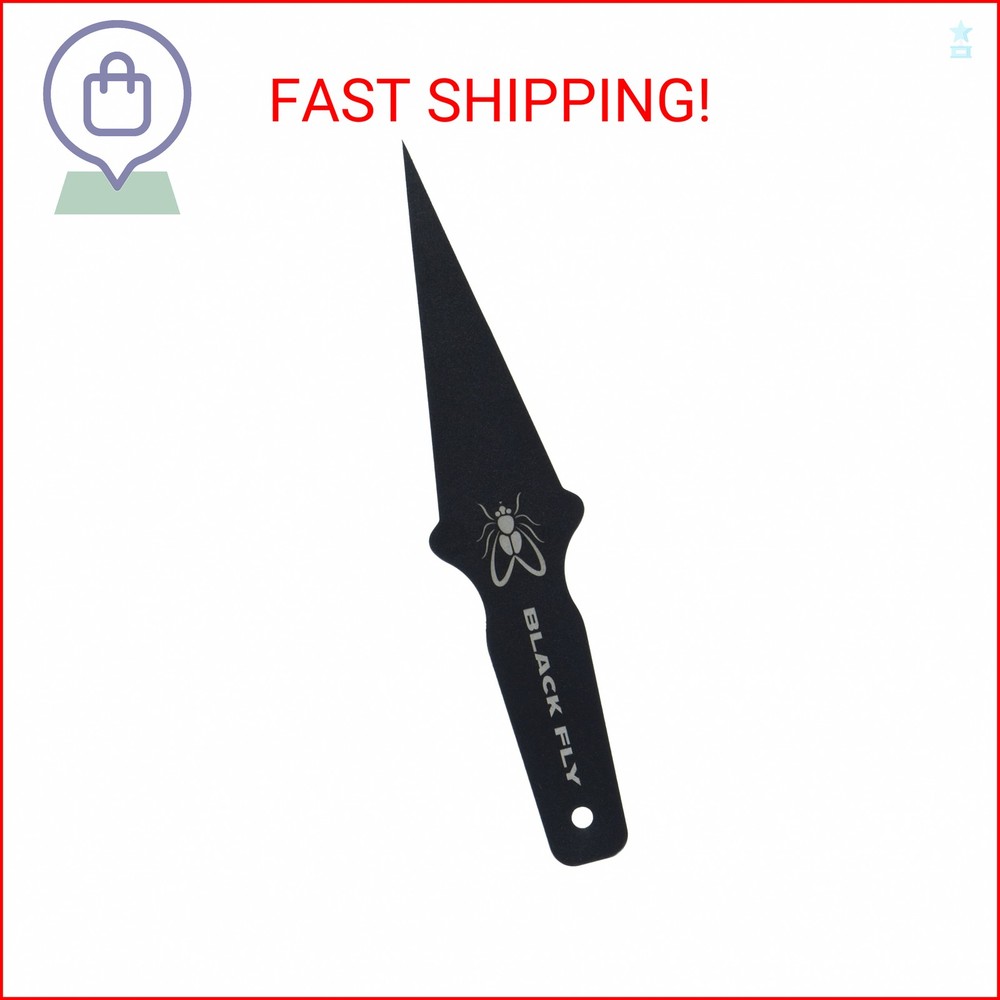 Black Fly / 8" Overall / 2mm Thick