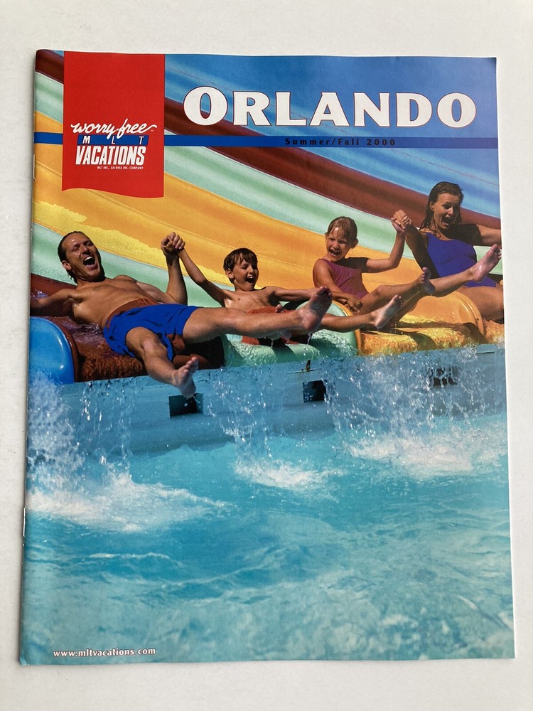 Vintage Worry-Free MLT Vacations Orlando Summer/Fall 2000 Catalog