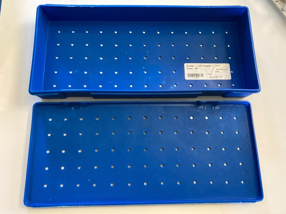Sterilization Plastic Tray With Silicone Matting Case Cysto 120-01