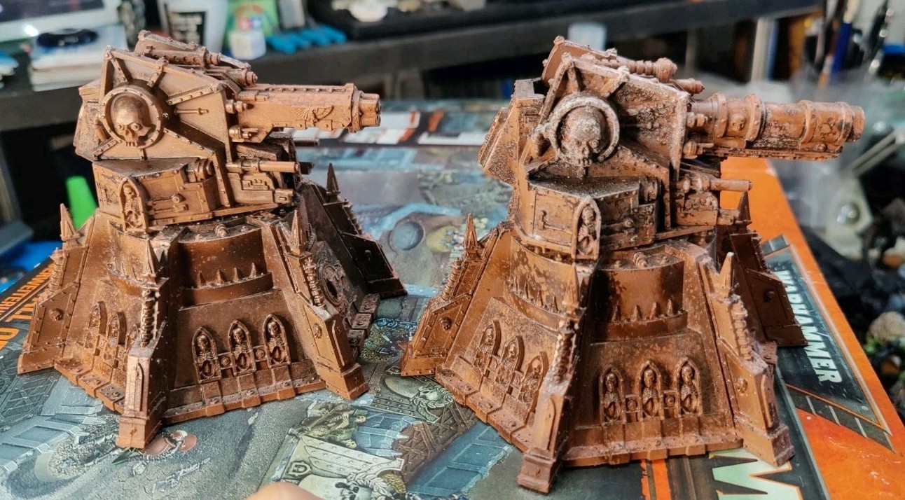 Warhammer 40k Vengeance Weapons Battery x2 OoP Wall Of Martyrs Free Shipping