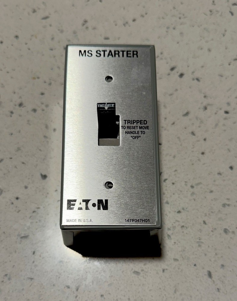 Eaton MST01SN 1 Pole Starter Toggle Operator Switch