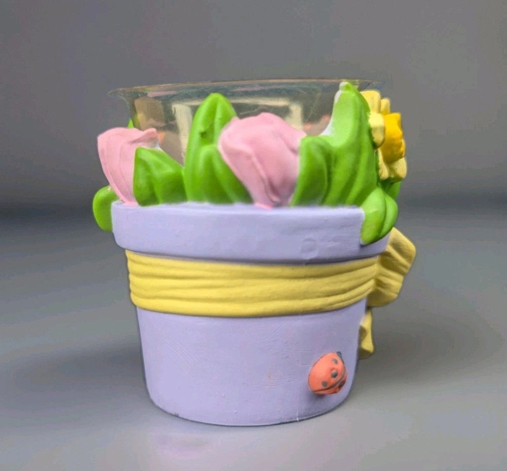 Vintage 90s Avon Easter Egg Holder Flower Pot