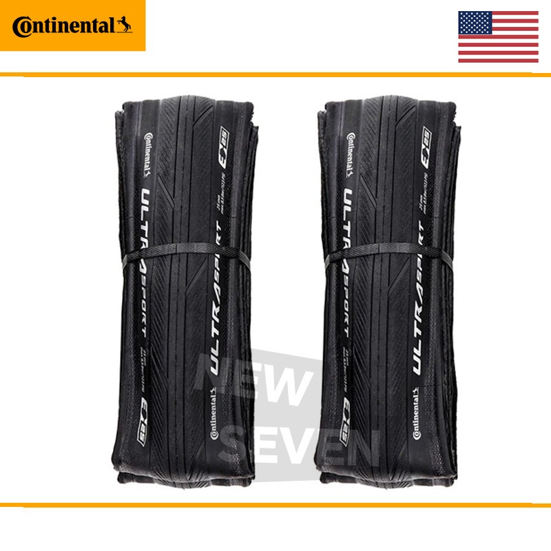 Continental 1-2 Pcs Ultra Sports iii 3 700*25C Foldable Road Bike Tyres-OE