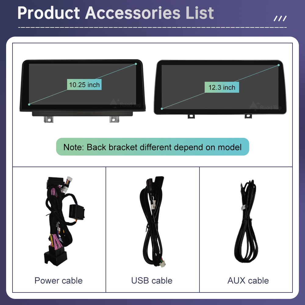 12.3" Wireless Carplay/Android Screen Multimedia For BMW X5 X6 E70 E71 2007-2009