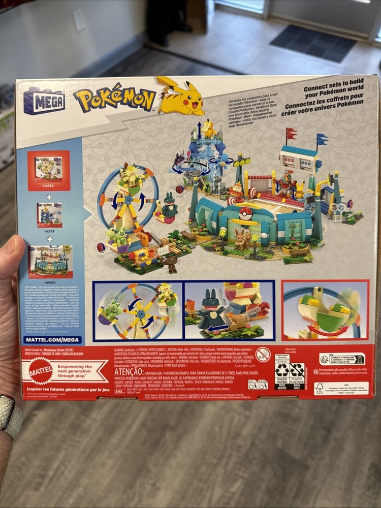 Mega Pokemon Ferris Wheel Fun Building Set NEW