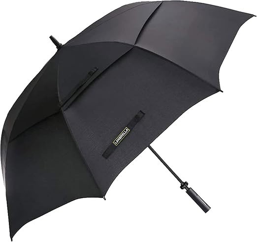 Golf Umbrella Extra Large Oversize 80 Inch Windproof Stick Umbrella Double Ca...