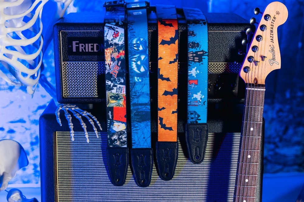 Levy's Leathers 2" Wide Polyester Adjustable Guitar Strap - Halloween Series