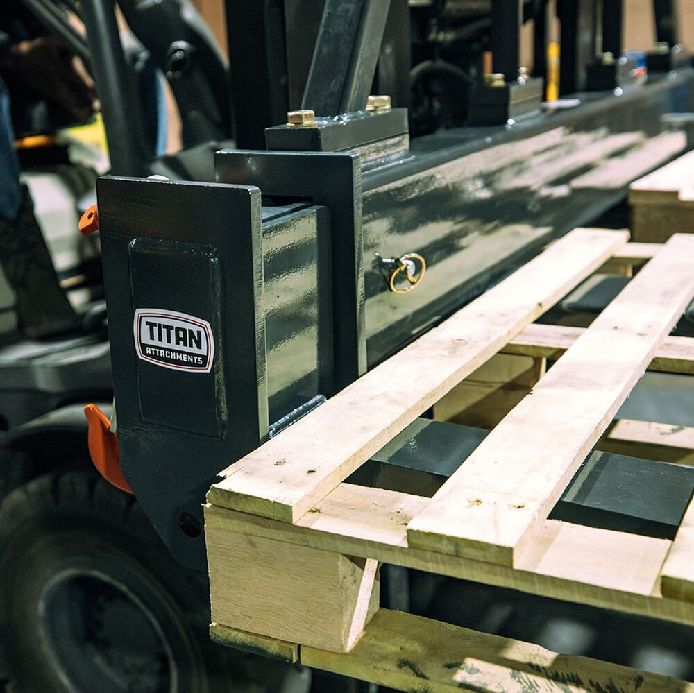 Titan Attachments 10 FT Adjustable Fork Spreader, Adjustable 83" to 119" Width