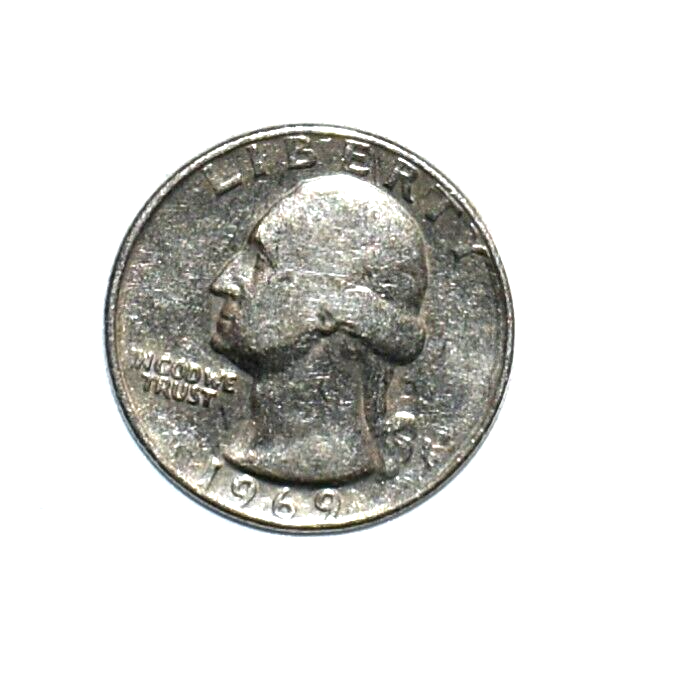 1969 D Quarter Missing Claw Error, Double Die, Partly Filled D RPM Strike Error