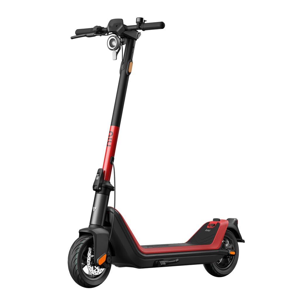 NIU KQi3 Sport Electric Kick Scooter - Adult Electric-Scooter 25mile Range - Red