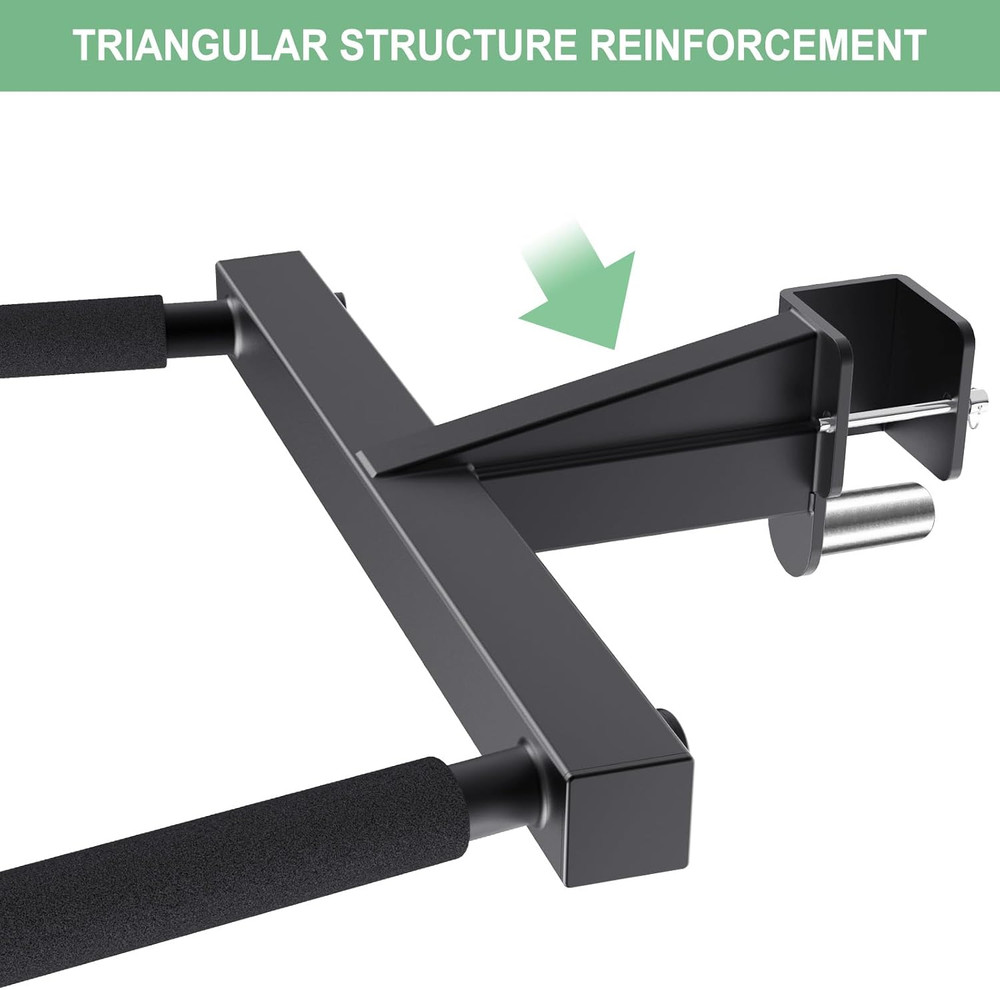 Squat Rack Attachment, Y-Shaped Dip Bar Attachment, Nordic Hamstring Curl Attach
