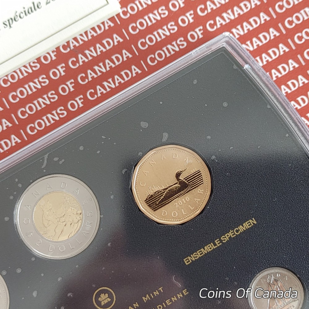 2010 Canada Specimen Set Special Edition - Lynx Kittens Toonie #coinsofcanada
