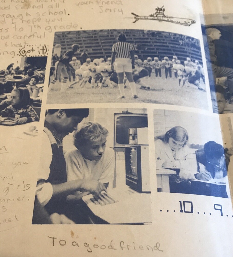 1982 Liberty Scool Yearbook Scrapper