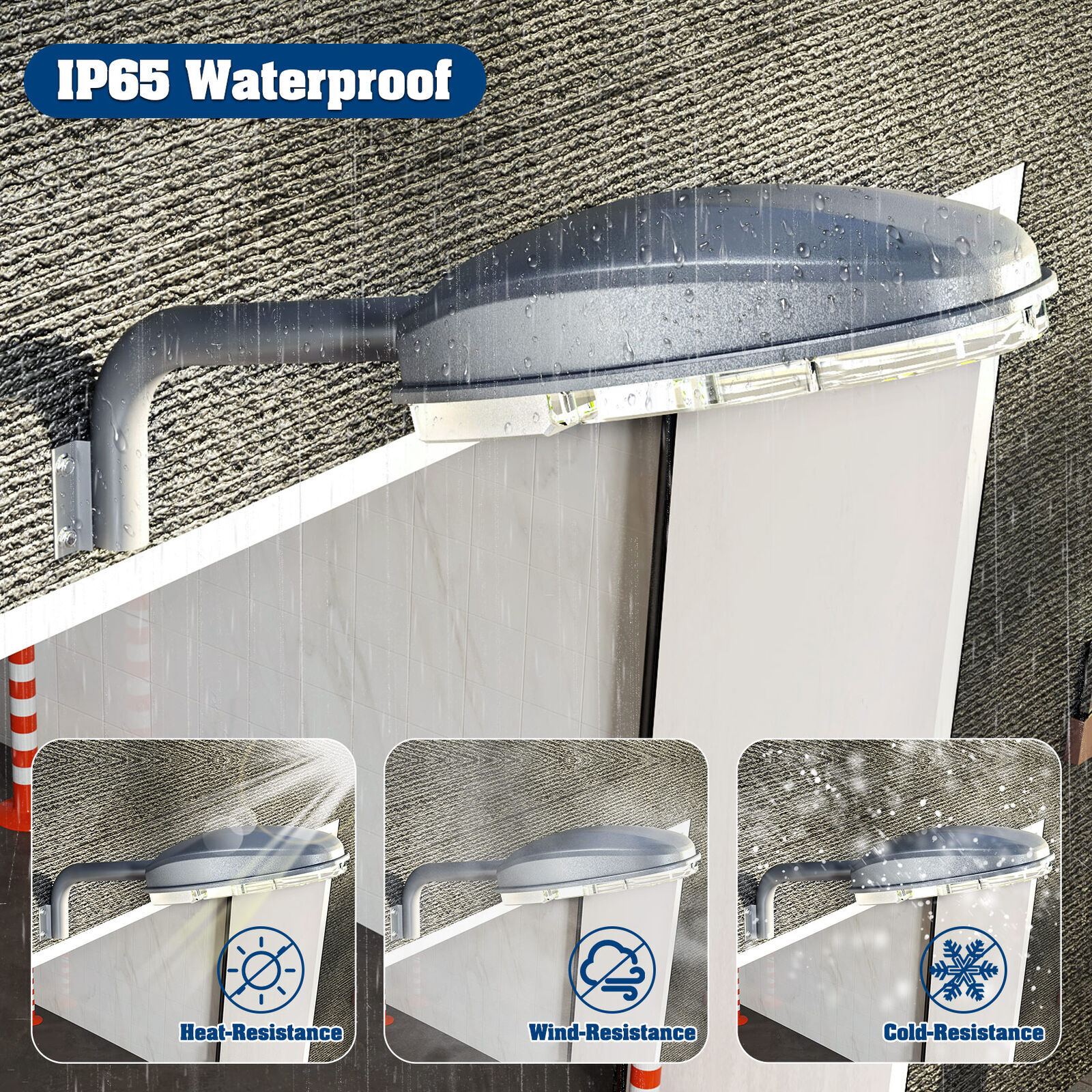 Outdoor LED Yard Street Light Dusk to Dawn Light Waterproof Security Lighting