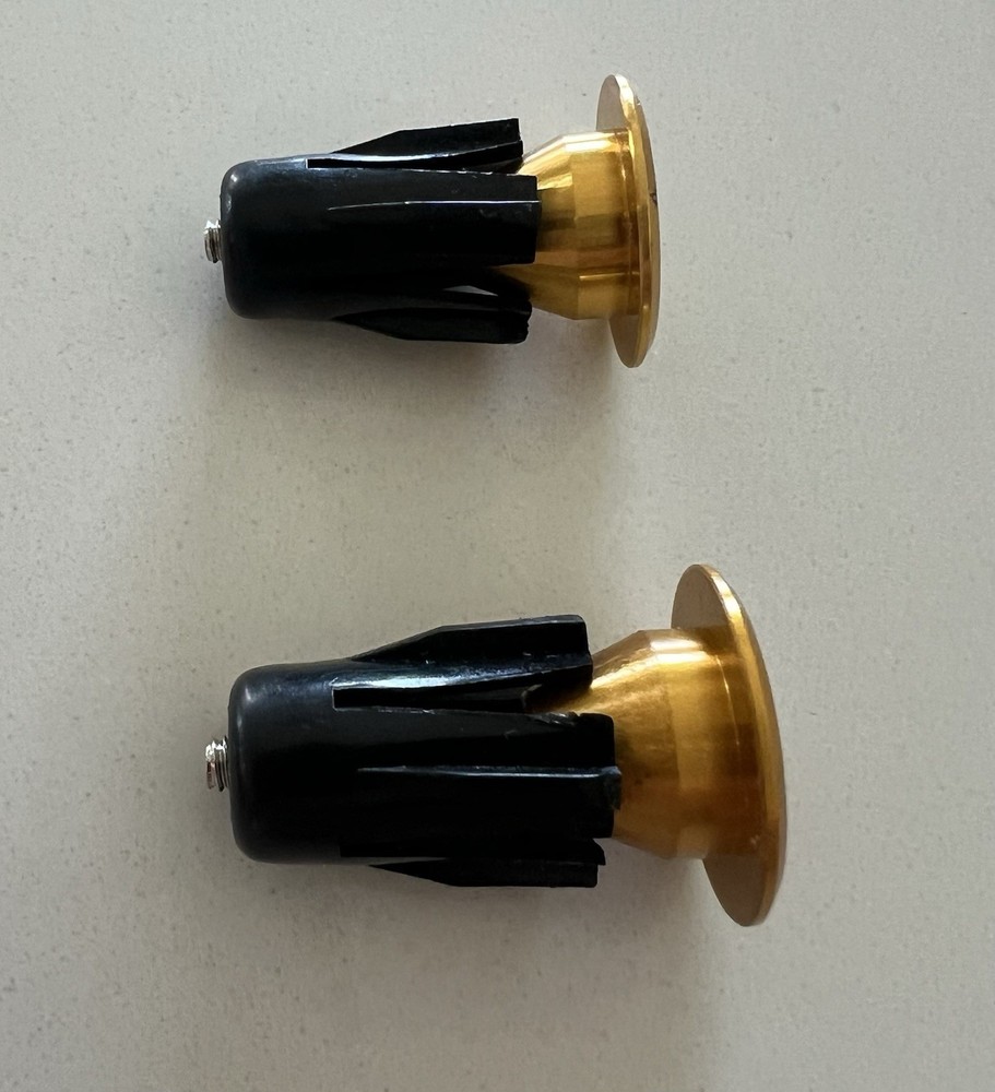 GT BMX wing logo handle bar end caps