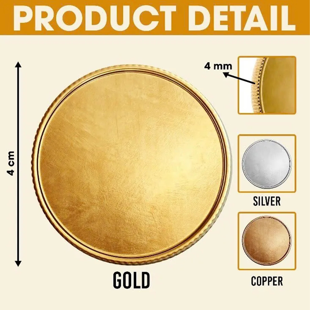 3Pcs KISS Commemorative Coin