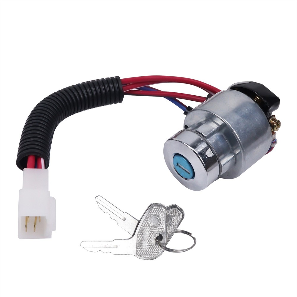 Ignition Switch Ignition Lock For L4600 MX4700 MX5000 Tractor w/ 2 Keys