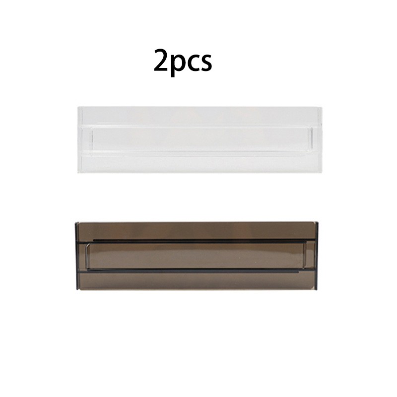 2 Pack Expandable Drawer Dividers - Adjustable Plastic Organizers for Kitchen...