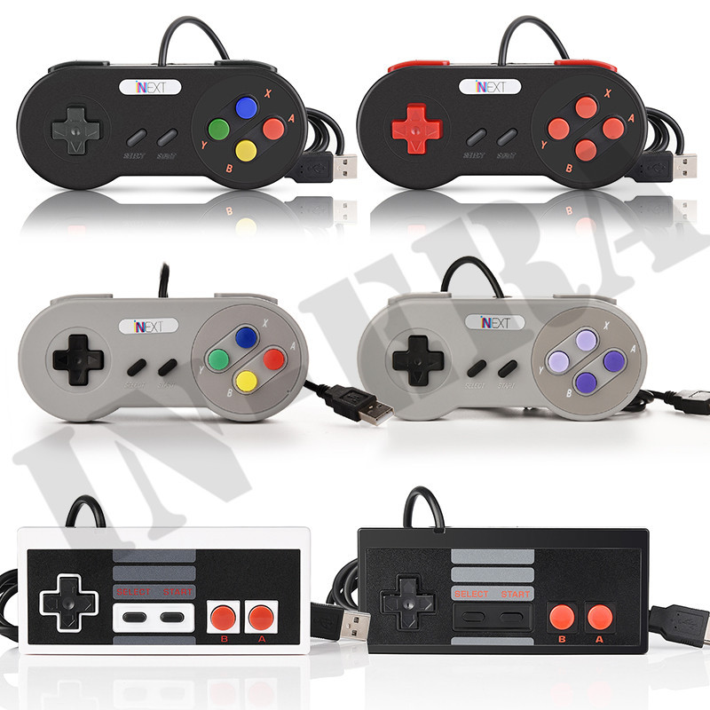 2PCS SNES & NES USB Retro Classic Controller For Raspberry Pi 3/4 PC Win MAC OS