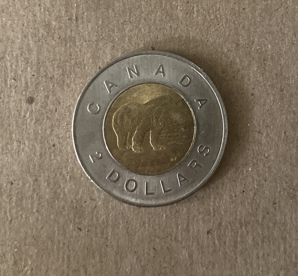 2011 Canada Polar Bear 2 Dollar Coin