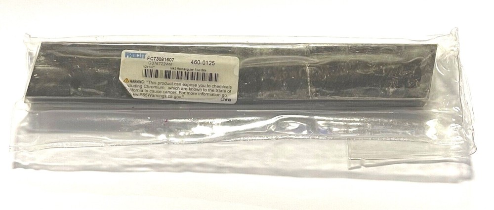 ProCut Cobalt M42 1/2" x 1" x 7" Rectangular Tool Bit
