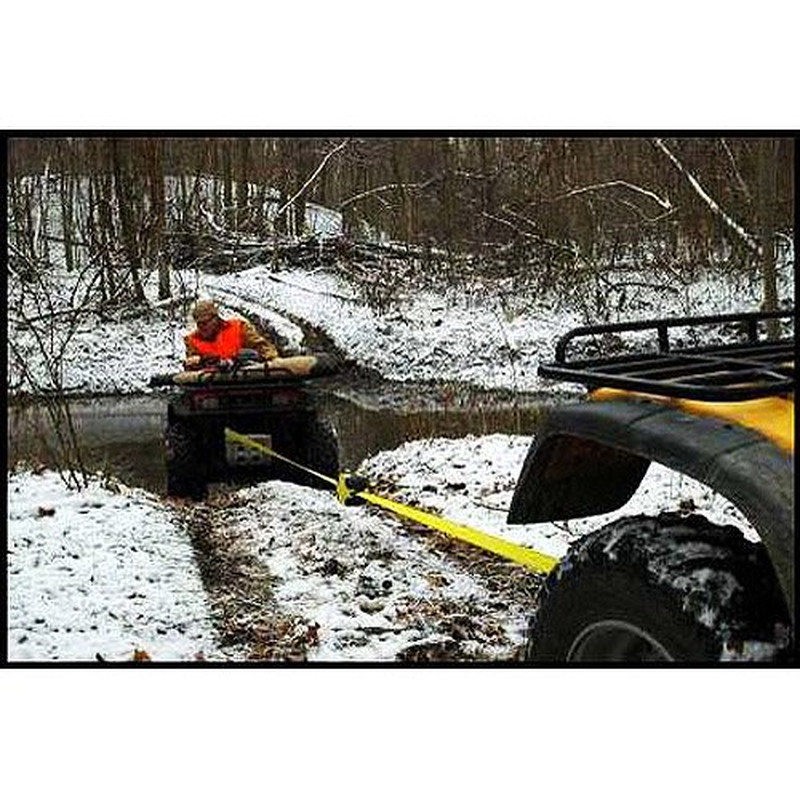 Tow Strap Retract Slack Free Abrasion Resistant Spring Automatically Retrac14Ft