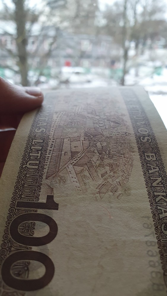 LITHUANIA 100 litu 1991, VF, P50