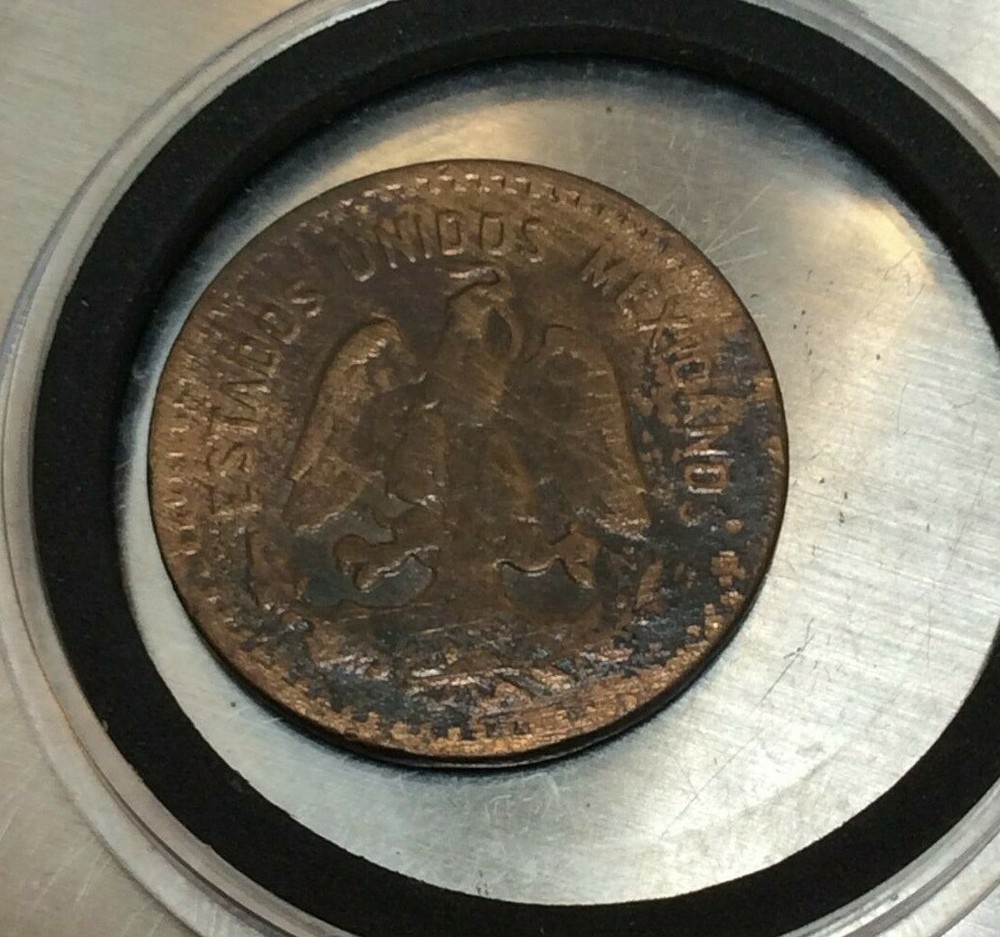1921 Cinco 5 Centavos Mexico Mint Coin Moneda