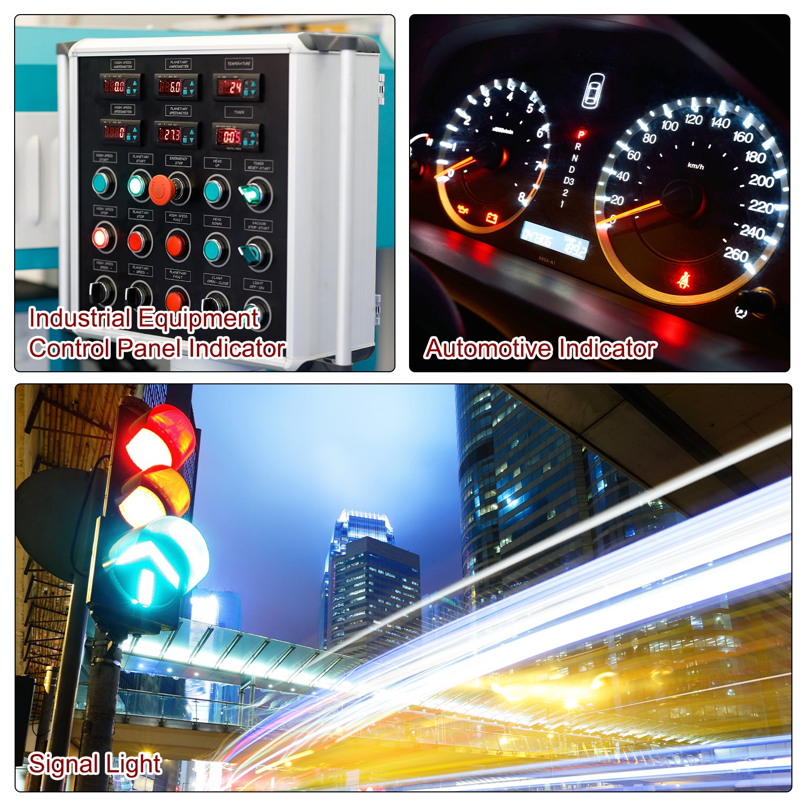 24 Pack 3V-6V 5mm LED Light Emitting Diodes Pre Wired Mini LED Lights Bulb White