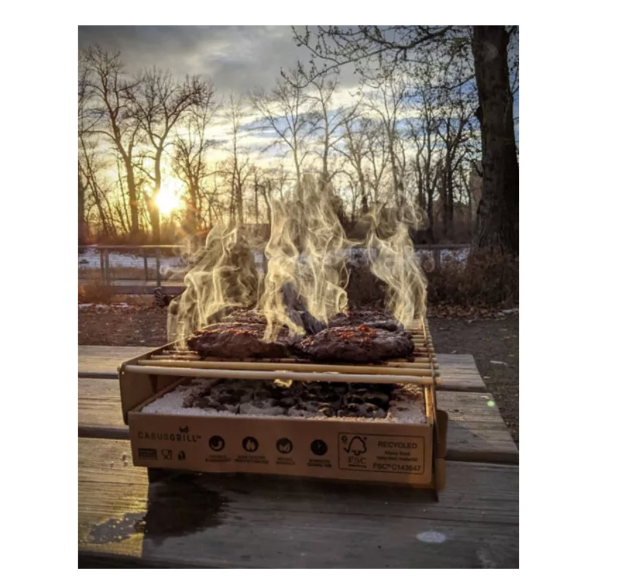 CasusGrill Disposable Single-Use Eco Quick Light-Up BBQ