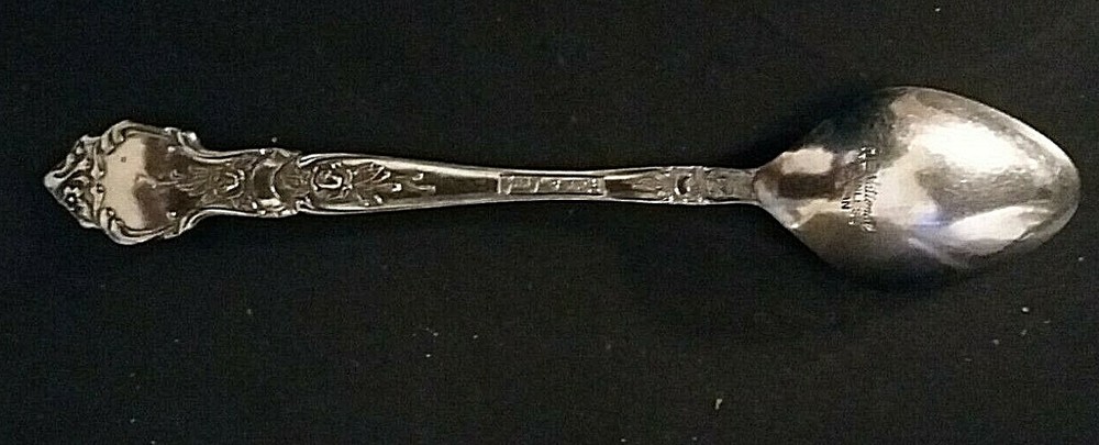 National Stainless Rose & Leaf 6 3/4" teaspoon
