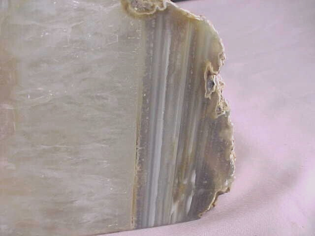 Natural Agate Tea Light Candle Holder