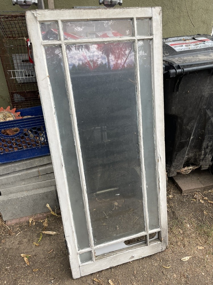 Antique Craftsman House Window