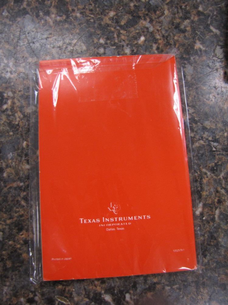 Texas Instruments TI-66 Programmable Electronic Calculator w/ Manual- Works