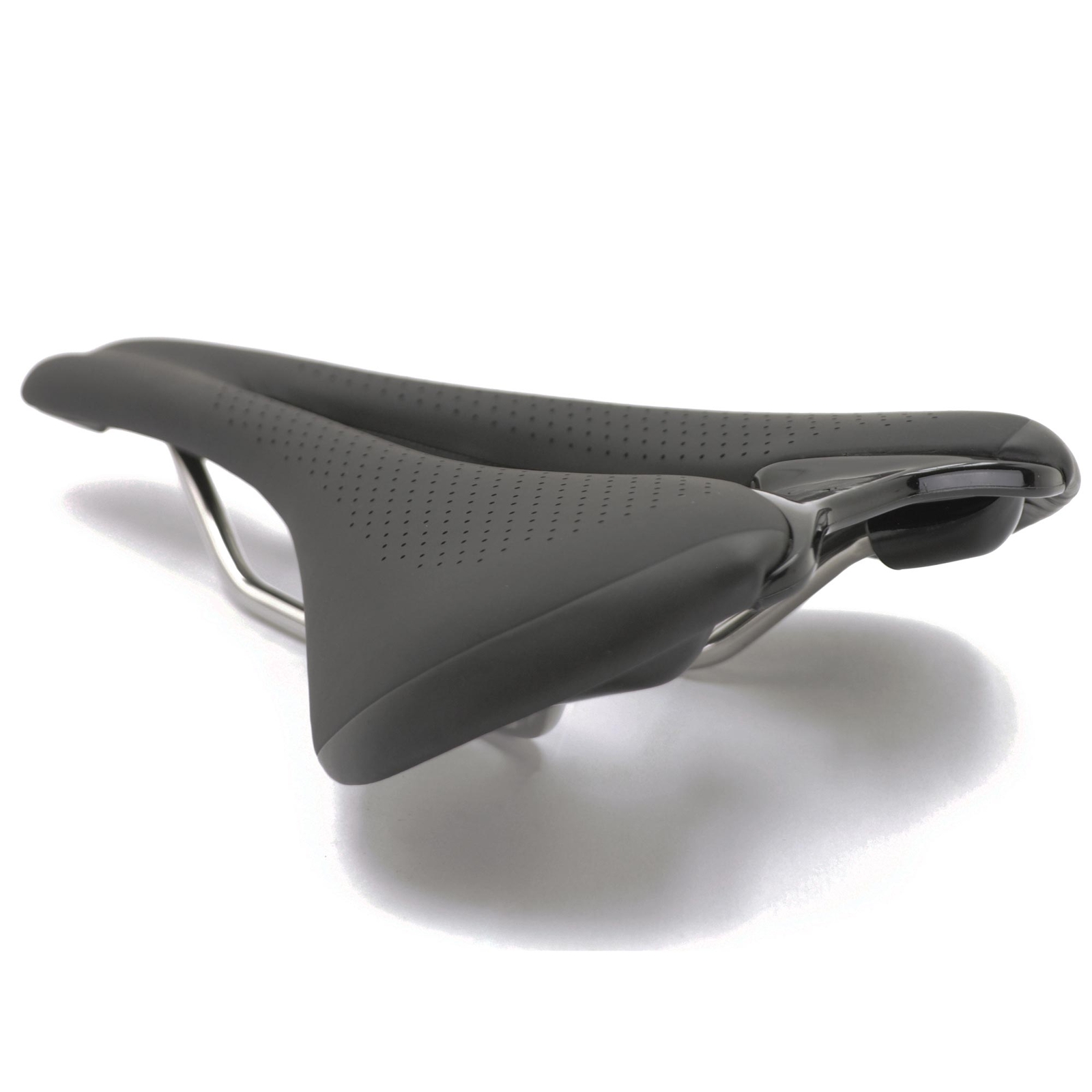 Bontrager Ajna Elite Womens Saddle, Titanium Rails, Medium 154mm, 2017, Black