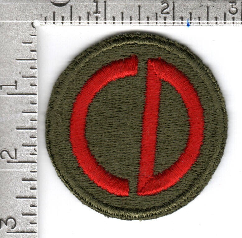 Original U.S. Army patch (circa 1940s) - 85th Infantry Division