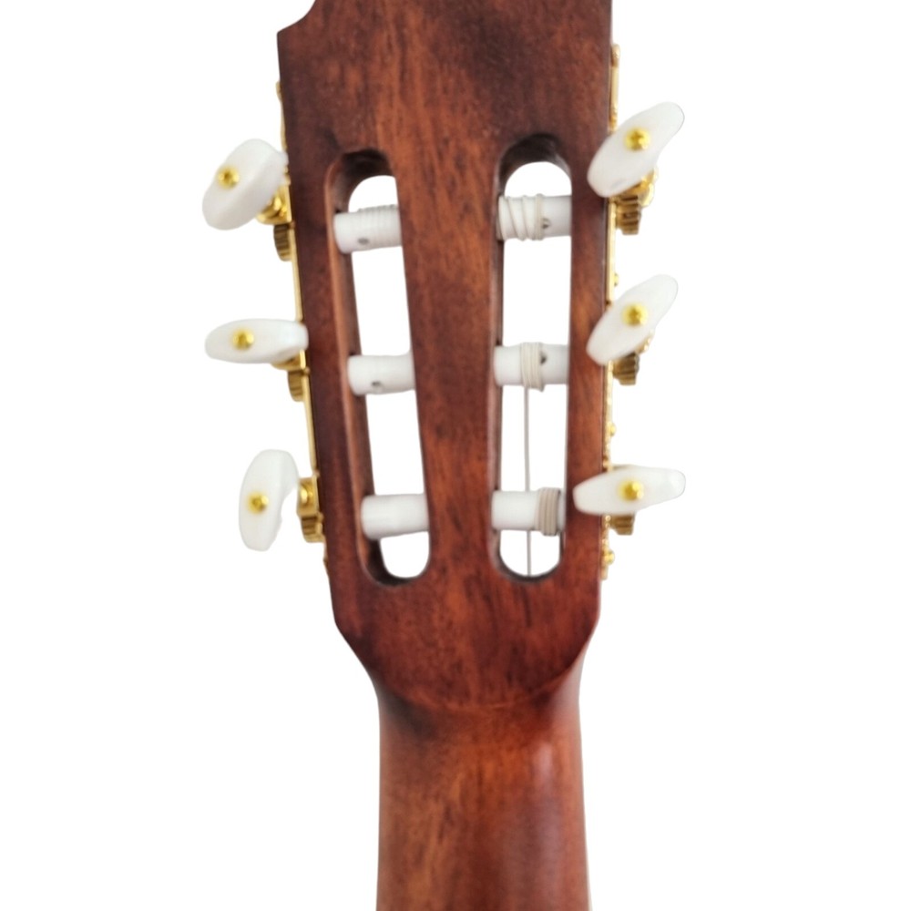 Haze Matte C551BCEQSM Solid Top Thin Body Arched Back Classical Guitar