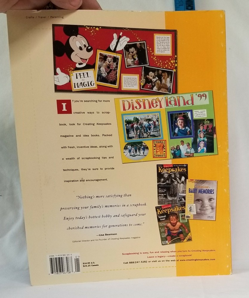 Creative Keepsakes - Disney Memories and Making Great Scrapbooking Pages.