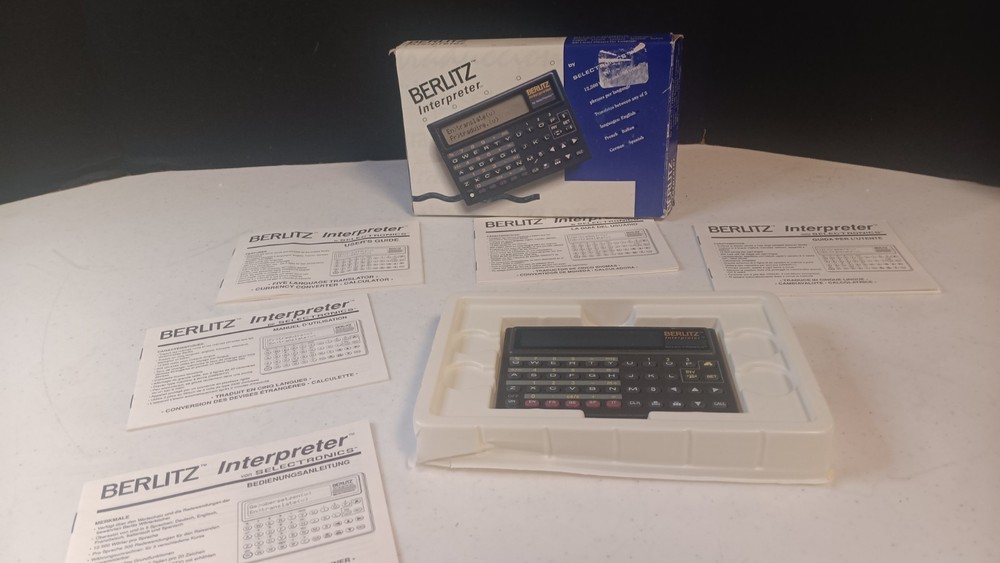 Berlitz Interpreter by Selectronics TR500 Five Language Translator Untested