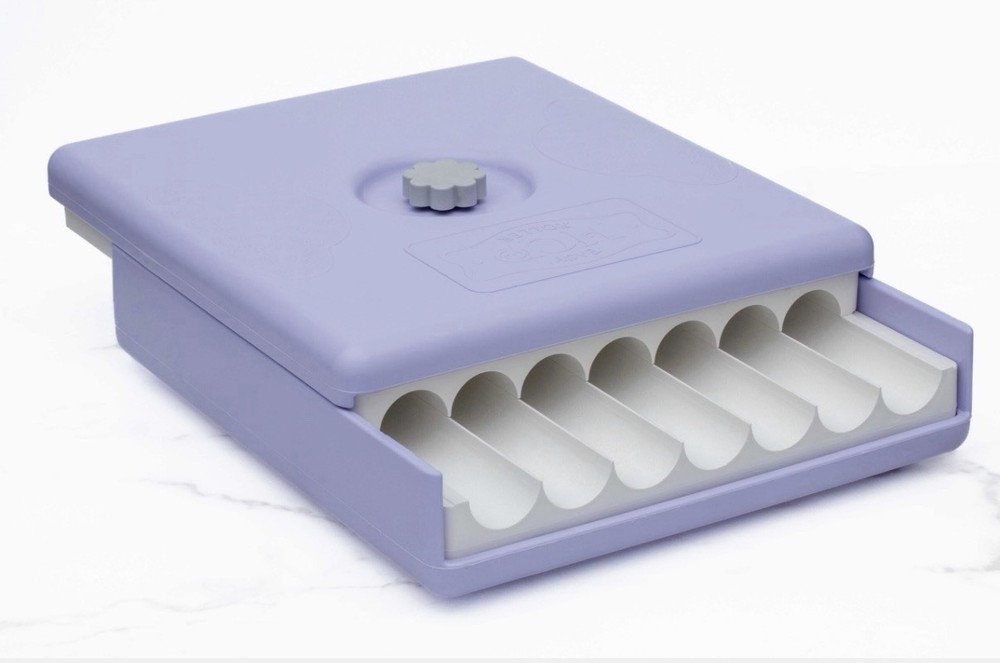 HCP Easy Roller Cake Pop Roller Purple Swirl Easy Clean Plastic