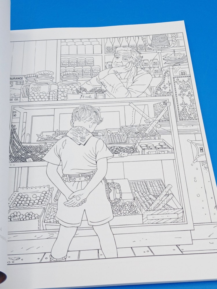 Creative Haven: Saturday Evening Post American Coloring-Softcover..