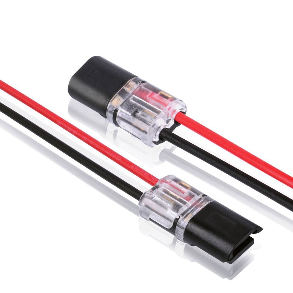 Double-Wire Plug-In Connector With Locking Buckle??10pcs??high Quality